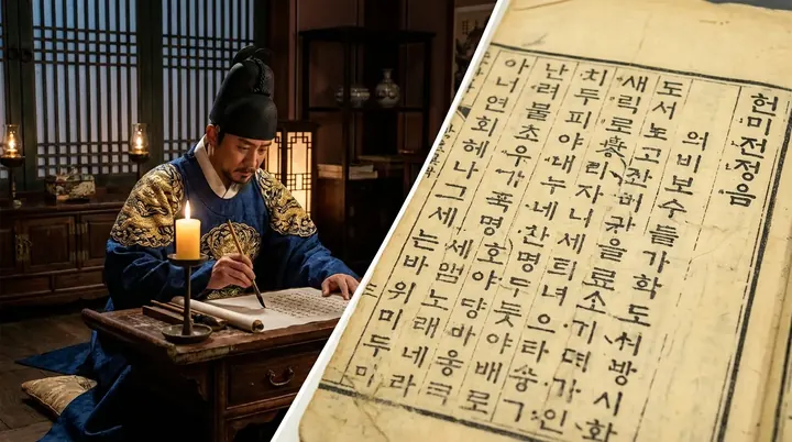 Rei Sejong e o Hunminjeongeum — a criação do Hangul em 1443