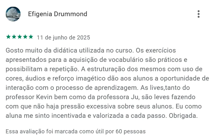 Avaliação de aluno no Google Play